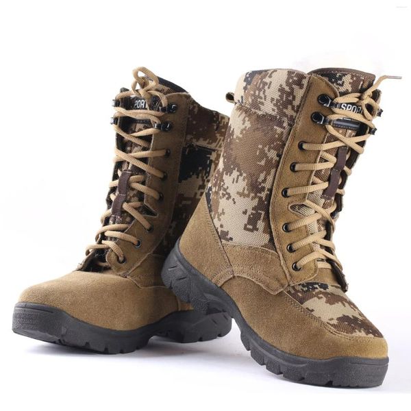 Sapatos de fitness inverno caça engrossar lã quente botas de neve dos homens ao ar livre caminhadas esqui pesca camo antiderrapante à prova dwaterproof água algodão acolchoado alta