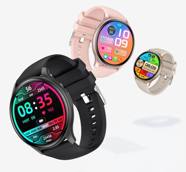 Z60 Smartwatch Frequência Cardíaca Pressão Arterial Monitor de Saúde Rastreador de Sono Oxigênio Sanguíneo Wearable Bluetooth Relógio de Pulso Inteligente Termômetro Corporal IP67 Vida À Prova D 'Água