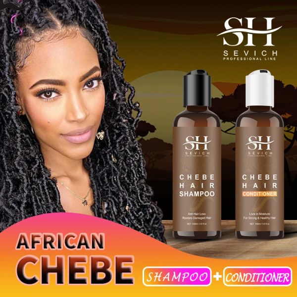 Shampoos 100ml chebe anti perda de cabelo shampoo e condicionador produtos de crescimento do cabelo cuidados com o cabelo evitar perda de cabelo tratamento do couro cabeludo sevich