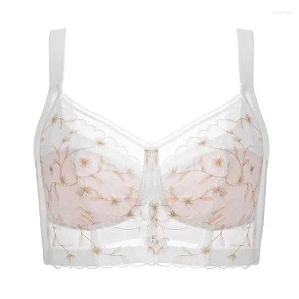 Reggiseni con seni grandi mostrano biancheria intima oversize da donna piccola senza anelli in acciaio, coppe sottili e coppe piene extra