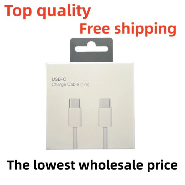 OEM Süper Hızlı Şarj Kabloları 100cm 3ft USB PD 20W/12W Tip C'den C'ye CHEPPER İPhone şarj kablosu için hızlı