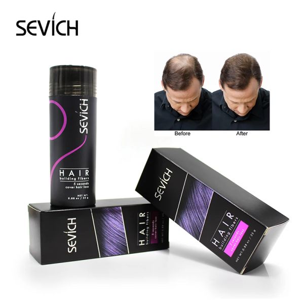 Şampuan Sabitlik 25G Keratin Fiber Binası Saç Tozu Stil Saç Elyafları Sprey Gizle İnce Saç Dökülmesi Binası Saçlı Saç Büyümesi