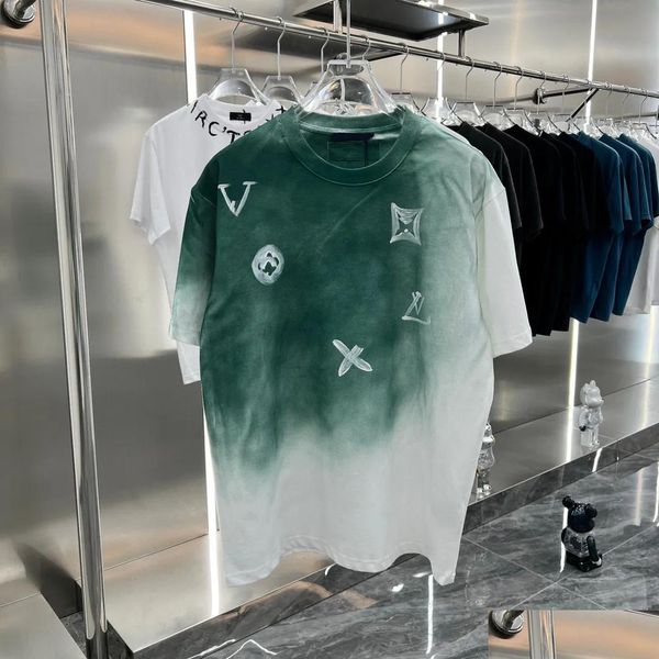 Herren-Plus-T-Shirts, Polos, S, Rundhalsausschnitt, bestickt und bedruckt, Sommerkleidung im Polar-Stil mit reiner Street-Baumwolle 121Rf Drop Delivery Apparel Otrzm