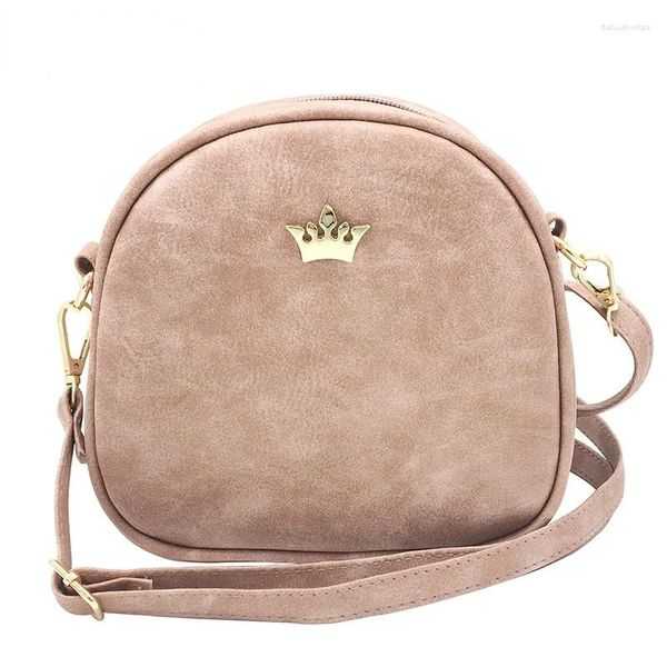 Umhängetaschen Casual Kleine Kaiserkrone Candy Farbe Handtaschen Mode Kupplungen Damen Party Geldbörse Frauen Umhängetasche Messenger