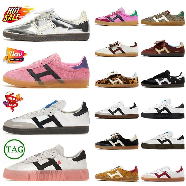 Low OG Original Leopard Silver Nylon Fox Marrone Galles Bonner Pony Scarpe casual di design piatto Piattaforma Rosa Viola Scarpe da ginnastica Sportive Rich Valentine Bianco Nero Sneakers