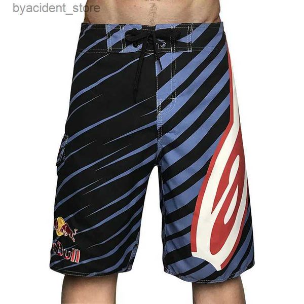 Herren-Shorts, Herren-Marken-Bermuda-Shorts in Übergröße, Boardshorts, Badeanzug, schnell trocknender Badeanzug, trockener Badeanzug, kurze Badeshorts für den Strand, Surf-Shorts L240320