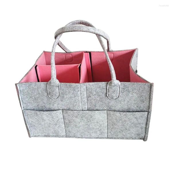 Borse portaoggetti Pieghevole per pannolini per bambini Caddy Organizer Regalo Giocattoli per bambini Borsa/scatola portatile per organizzatore di fasciatoi da viaggio in auto