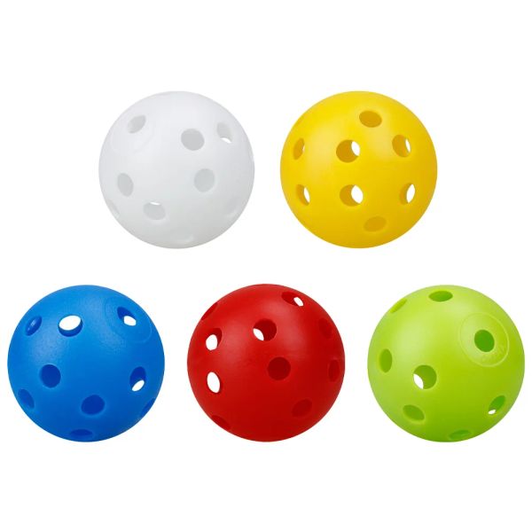 Palline da 50 pezzi buchi da golf pratica palla palla colorata per bambino allenamento cavo allenamento di plastica golf floball