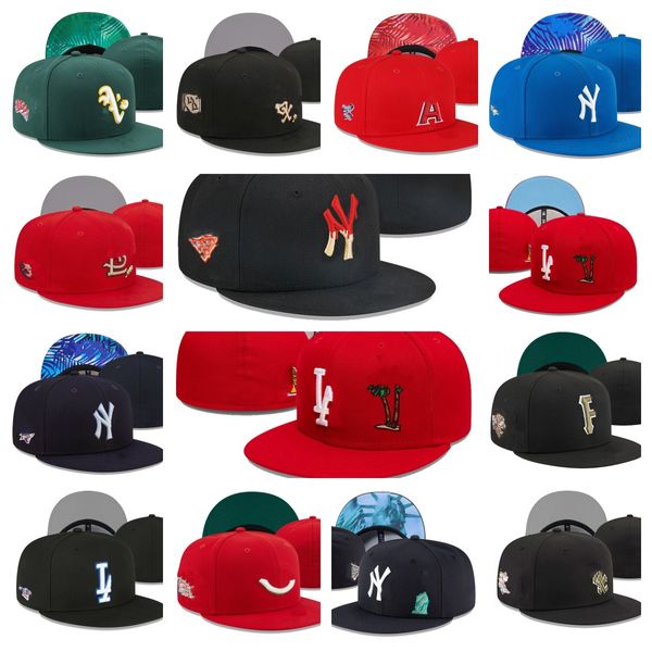 Mode Alle Teams Logo Basketball Snapback Baseball Snapbacks Männer Designer Hut Brief Baumwolle Stickerei Fußball Snapbacks Hüte Hip Hop Outdoor New Era Cap