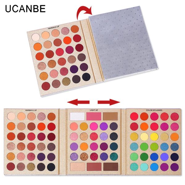 Роллер Ucanbe 86 Colors Allpurpose Makeup Playbook Matte Shimmer Glitter Teyeshy с тени с подсветкой Contour Blush Eye Cosmetics Sett