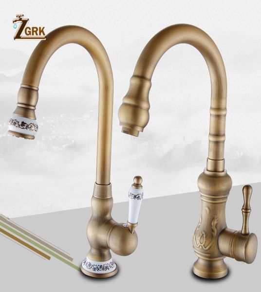 Rubinetti del lavandino da bagno cucina di colore antico color cozinha in ottone in ottone mole per manico singolo morsetto Tap5918178