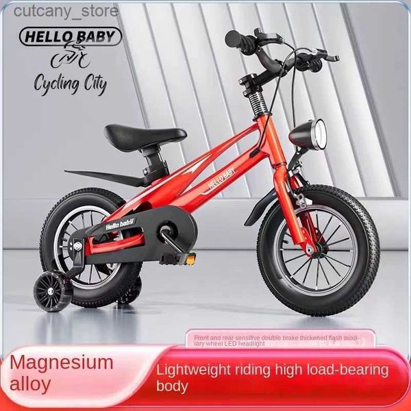 Bicicletas Ride-Ons Ciclismo Cidade Engrenagem Fixa Foldab Leve Bicyc Liga de Magnésio Resistente ao Desgaste Infantil Bicyc New Hot SA DropShipping L240319