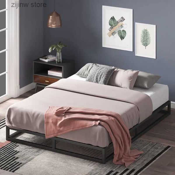 Altre forniture per la biancheria da letto Zinus Joseph 6 Piattaforma da studio moderna Struttura del letto a basso profilo Struttura del letto matrimoniale Struttura del letto king size Mobili per camera da letto Y240320