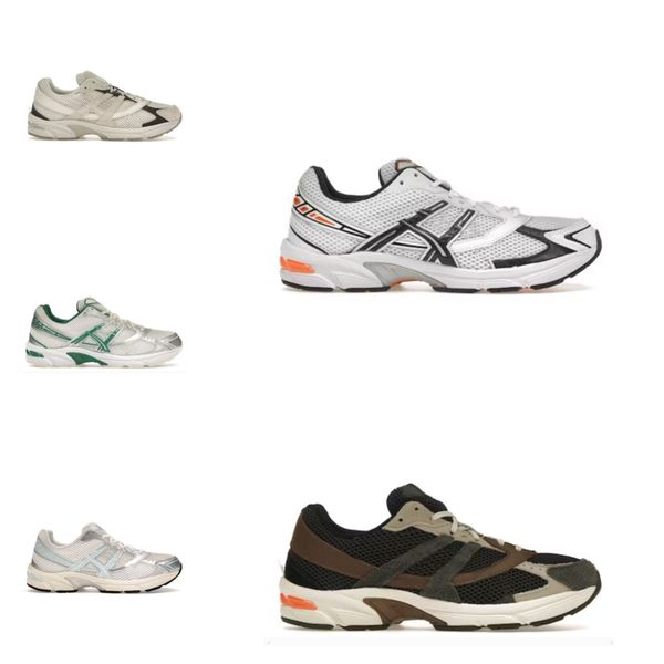 2024 Top Gel NYC Maratona Correndo Tênis Designer Oatmeal Concreto Marinha Aço Obsidian Cinza Creme Branco Preto Ivy Outdoor Trail 36-45 Sapatilhas Tamanho ODO