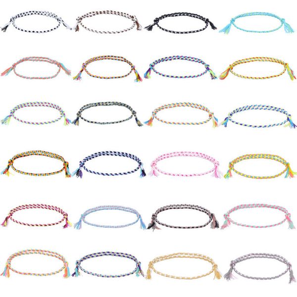 Braccialetti di amicizia cordatura stringa braccialetti per donne gioielli preppy