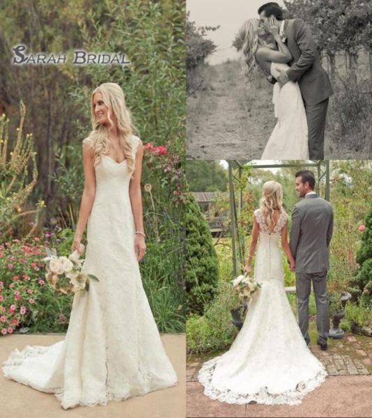 2019 Semplice lungo bianco sirena abito da sposa sexy spiaggia abiti da sera abito formale abito da sposa di fascia alta Boutique3285707