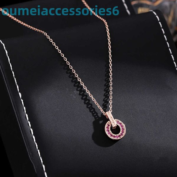 Schmuck-Designer-Marken-Anhänger-Halsketten, echtes galvanisiertes Schatzhaus ist in guten Diamanten, Kupfermünzen für Frauen, 18 Karat Roségold, kleine runde Perlen