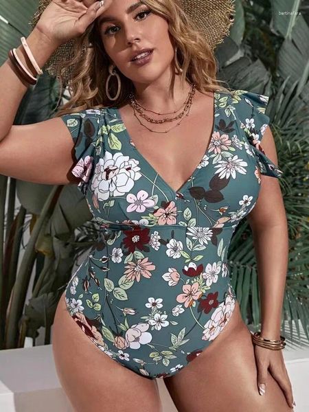 Mulheres Swimwear Plus Size Mulheres Biquíni 2024 Sexy Mulher Maiôs One-Peça Terno de Natação Impressão Tankini Beachwear Ternos de Banho Monokini