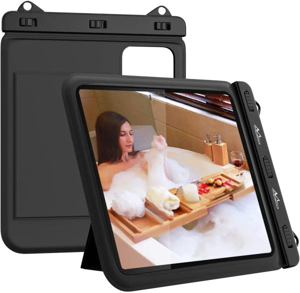 Cover MoKo Custodia impermeabile per tablet da 12 pollici per iPad Pro 11, Galaxy Tab S6/S7 Custodia da cucina per bagno Custodia per tablet Borsa asciutta