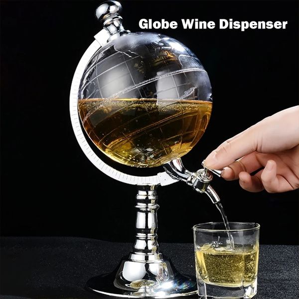 Dispenser a forma di globo 35L Strumenti per wine bar Bevande alcoliche Accessorio per feste da club per liquori Bevande whisky 240315