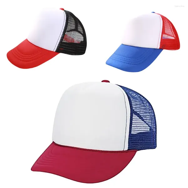 Berretti da baseball Uomo Donna Berretto da baseball unisex Ragazzi Ragazze Color Block Snapback Cappello piatto Hip Hop Petty Racing