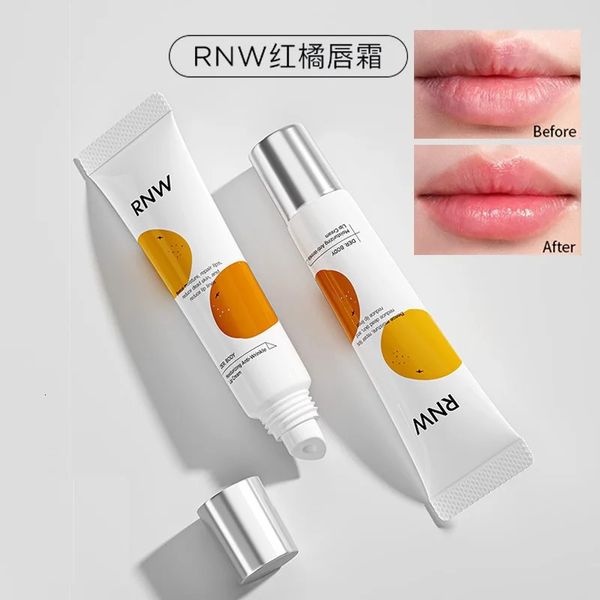 RNW Creme Labial Bálsamo Máscara Hidratante Clarear Linhas Anti Envelhecimento Antisecagem Hidratação Cuidados Batom Maquiagem de Inverno 240313