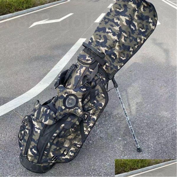 Golftaschen Clubs Camouflage Black Stand Großer Durchmesser und Kapazität Wasserdichtes Material Kontaktieren Sie uns, um Bilder mit Drop-Lieferung anzusehen Otjzn