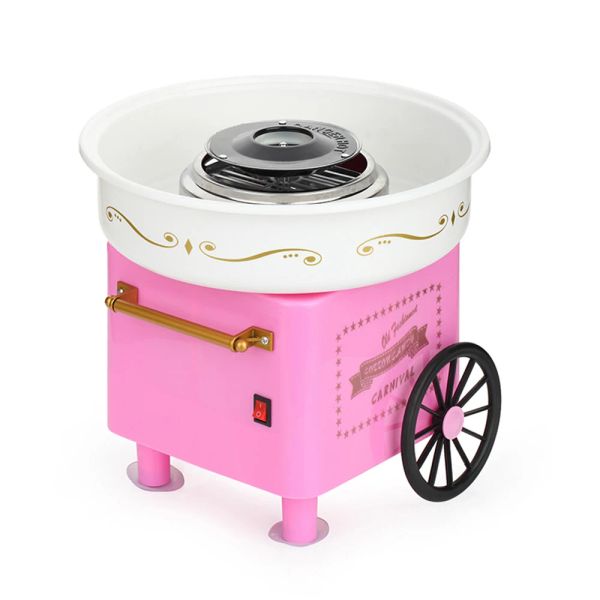 Processadores WHDPETS New Electric DIY Sweet Cotton Candy Maker Machine 110V / 220V 500W Professional Household Mini Appliances Frete Grátis