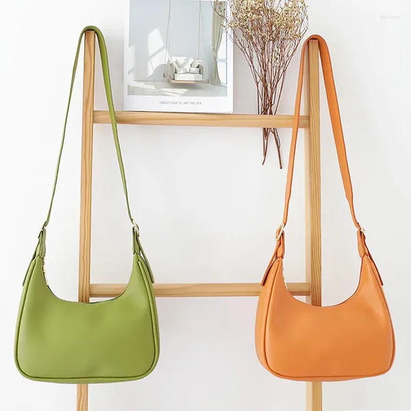 Totes Borsa hobo in pelle artificiale di qualità Borsa a tracolla per adolescenti, marea estiva, colore caramello, borsa a tracolla piccola carina femminile