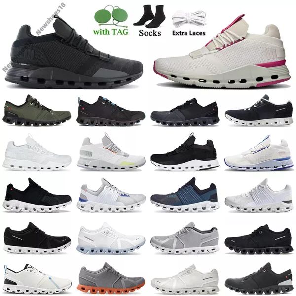 Spedizione gratuita Cloud Uomo Donna Designer nova Scarpe casual Nuvole Forma Nova Rosa Bianco Perla X 3 Monstermen Scarpe da tennis Iron Hay Nero Trainer Sneakers Taglia con scatola