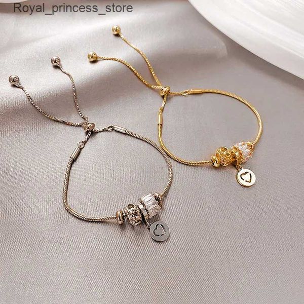Braccialetti con ciondoli Corea nuova moda squisita piccola vita amore temperamento semplice gioielli da donna burlone Q240321
