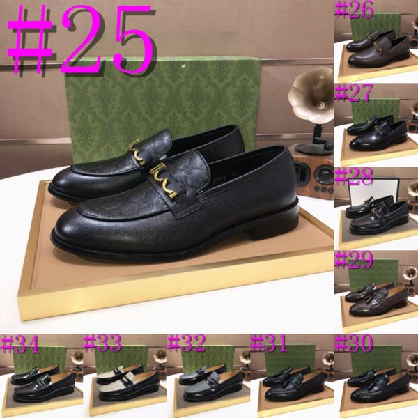 40Model Handgefertigte Herren-Hochzeits-Oxford-Schuhe Schwarz Blau Echtes Leder Flache Designer-Kleiderschuhe Krokodilmuster Sommer Business Formelle Slipper