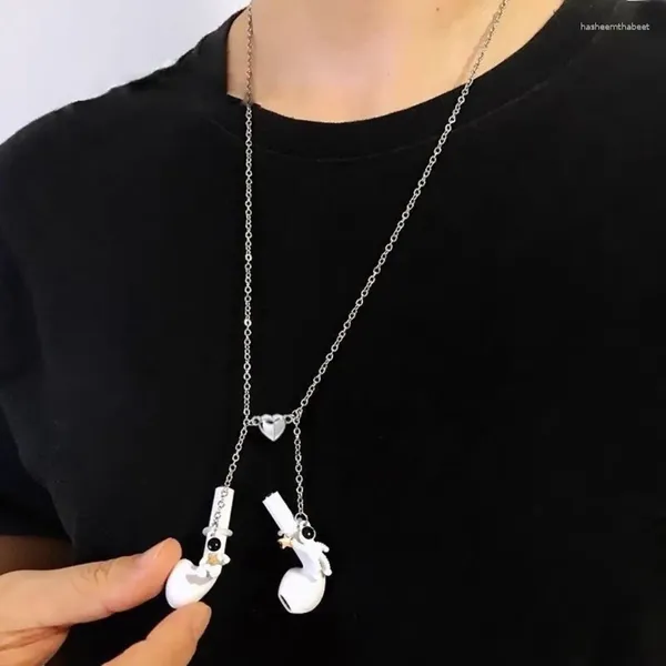 Ожерелья с подвесками, анти-потерянная цепочка для наушников астронавта, ремешок для наушников для женщин, беспроводные наушники