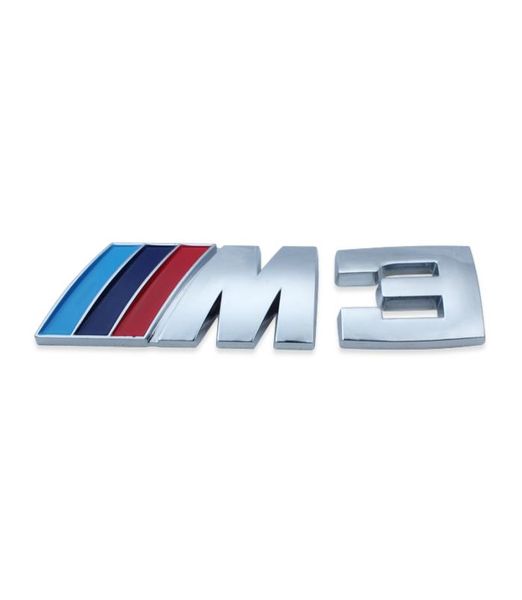50 pezzi M3 logo distintivo emblema adesivo decalcomania per BMW M3 318i 330i E46 Z3 blu blu scuro rosso 3865485