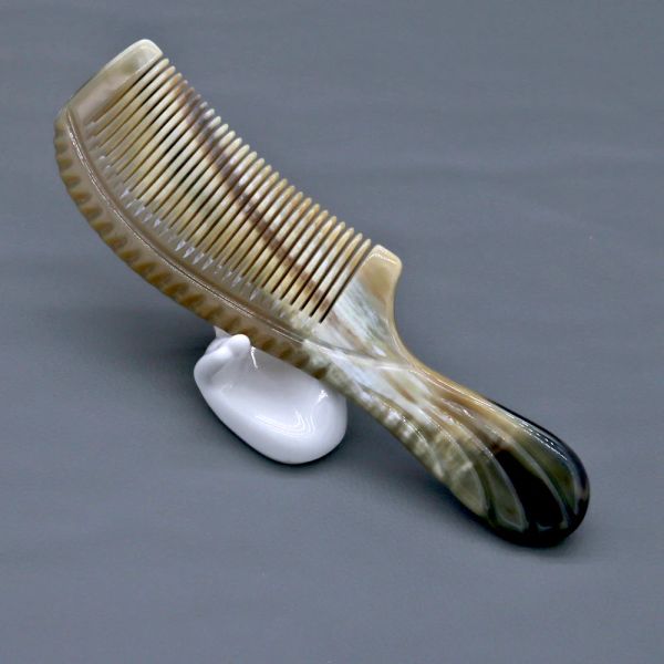Инструменты 8,66 дюймов натуральный вьетнамский гребень из рога буйвола антистатический гребень щетка для массажа волос расческа