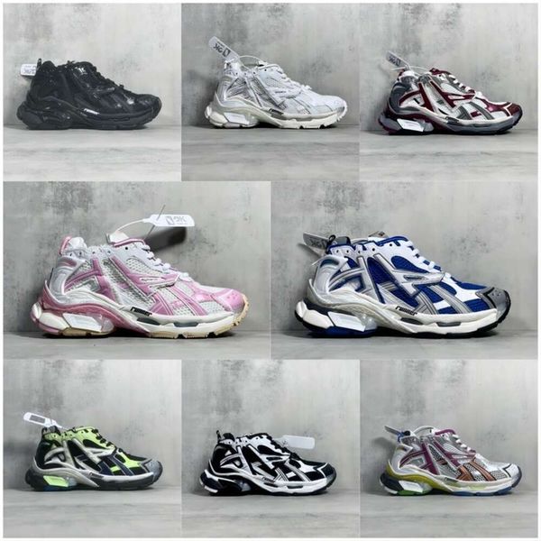Fabrika Doğrudan Satış Tasarımcıları Sıradan Ayakkabı Tess SnoeKers Erkek Kadın Üçlü Beyaz Siyah Pembe Gri Bej Turuncu Mavi Platform 3 18SS Sport Sneaker 36-45