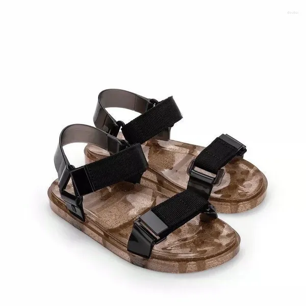 Kleidschuhe 2024 Brasilien Stil Damen Sommer Damen Gelee Sandalen Erwachsene Mädchen Offene Spitze Römischer Strand