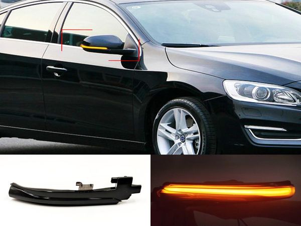 V40 CC II V60 S60 2011-2018 S80 V70 III LED Dinamik Dönüş Sinyali Işık Yan Ayna Sıralı Brinker lambası 3068736