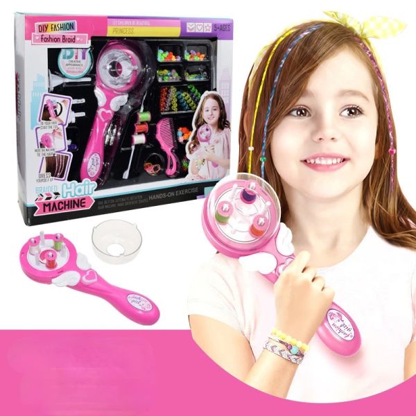 Strumenti regalo per ragazza Trecciatrice automatica per capelli Macchina per tessere capelli elettrica fai da te Torsione Rotolo per maglieria Treccia intrecciata Strumenti per lo styling dei capelli