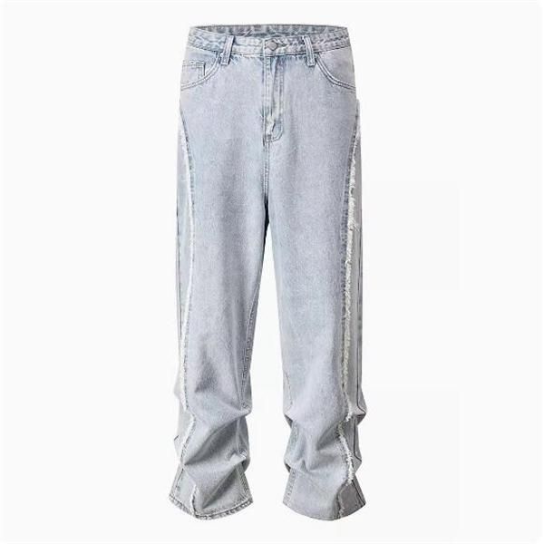 Mavi vintage kot pantolon erkekler kadın en kaliteli joggers pantolon 24ss