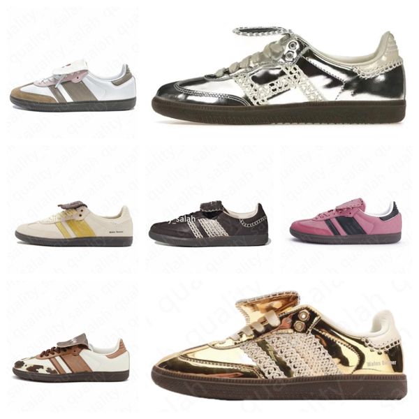 2023 neue Stildesignerschuhe Sam Wales Bonner Vintage Trainer Sneakers Nicht-Schlupf-Außensohle Modelle klassische schwarze weiße Männer Frauen Casual Schuhe große Größe 36-45