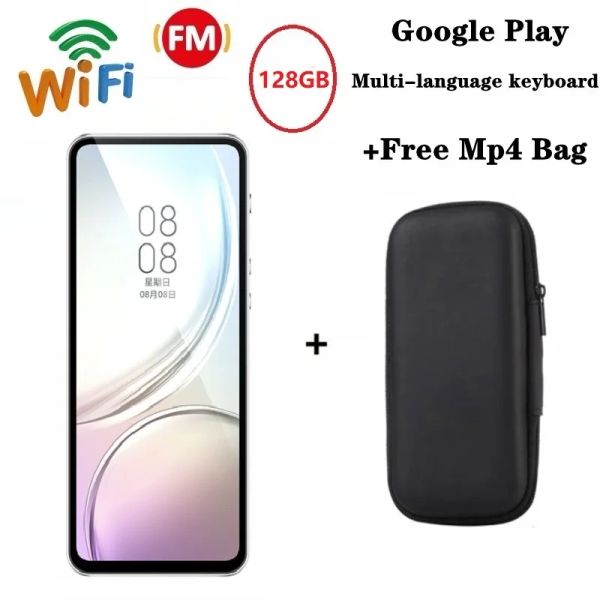 Jogador Múltipla Idioma Android MP4 Player Google Play Play WiFi MP4 16 GB Touch Screen Video Bluetooth MP3 Music Player Speaker FM Radio