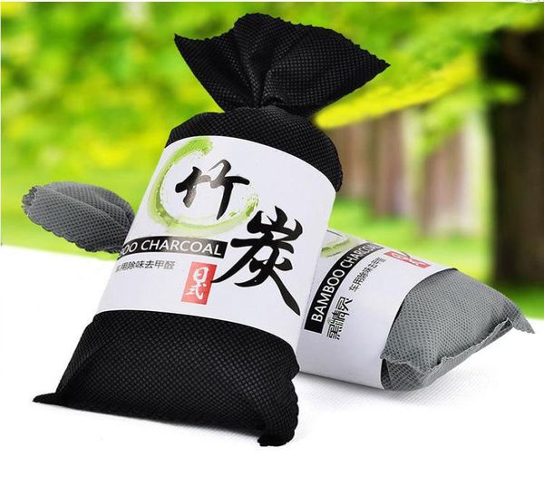 Bustina di carbone di bambù Deodorante per auto Filtro aria Deodorante antimicrobico Borsa assorbente di odori 100G di carbone attivo di bambù I7217419