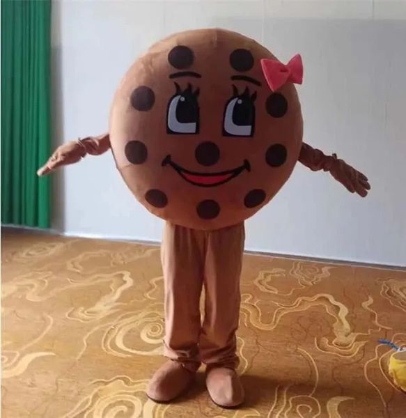 2024 Costume della mascotte del biscotto di Halloween Animale del fumetto Personaggio a tema Anime Formato adulto Vestito operato dalla festa di compleanno di Carnevale di Natale