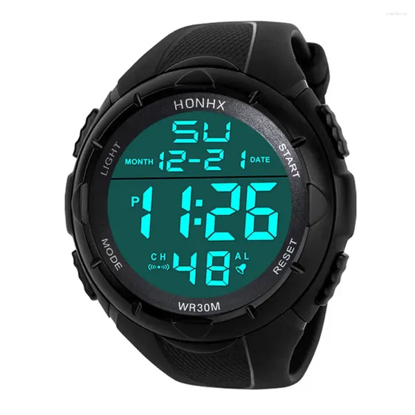 Orologi da polso Orologi sportivi impermeabili multifunzione da uomo Orologi elettronici da uomo Orologio da polso militare per regali per studenti Relogio