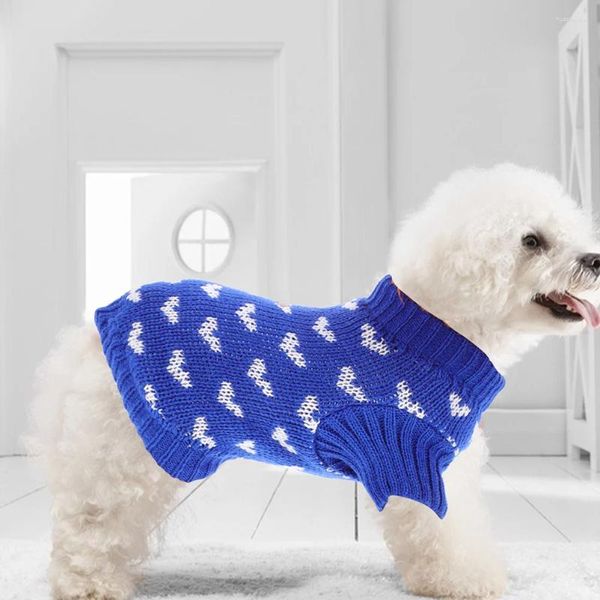 Hundebekleidung, Pullover für kleine Hunde, bequem, verschleißfest, Welpenweste, Haustier-Winter-Outfits, bezauberndes Dekor, Acryl