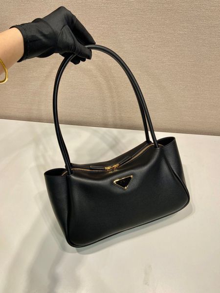 1BA444 nuova borsa sottobraccio da donna di fascia alta di qualità personalizzata Borsa tote in pelle bovina con 2 strati di capacità, lo spazio è semplice e pratico