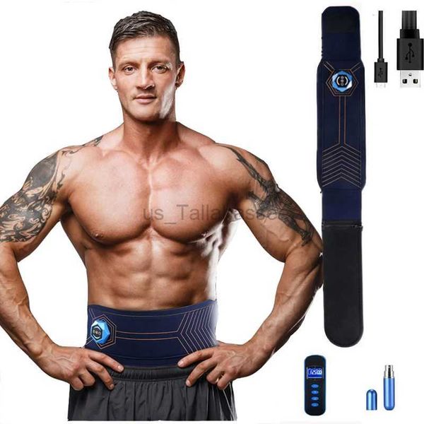 Cinto de emagrecimento vibração cinto de perda de peso treinador abdominal fitness elétrico abs cor tom cinto estimulação muscular cintura máquina de corte máquina de massagem 240321