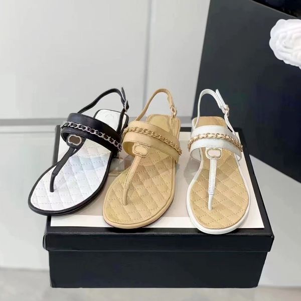 Luxus Designer Flip Flops Sommer Pool Sandale Männer Gladiator Casual Strand Tanz weiches Leder Marke Slipper Loafer Mule Slide Damen Schuh Flache Schuhe Sliders Sandale Box