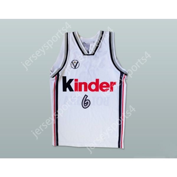 Personalizzato qualsiasi nome qualsiasi squadra manu ginobili europeo 6 basket maglia da basket tutte dimensioni cucite s m l xl xxl 3xl 4xl 5xl 6xl di alta qualità